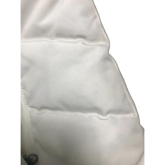 Eddie Bauer EB 650 Womens Size Small White Gray Down Vest‎ W/ Pockets - Picture 3 of 11